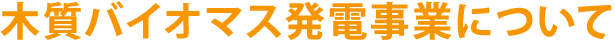 木質バイオマス発電事業について